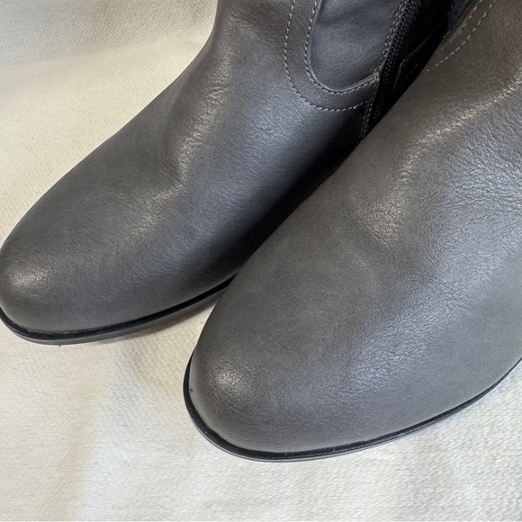 Savaii Gray Knee High Low Heel Riding Boots Women’s Size 10 - Picture 15 of 16